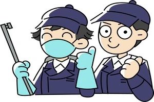 ダニ対策事業者の絵