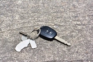 紛失した車の鍵の写真