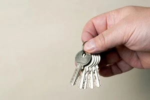 ディンプルシリンダー錠の写真