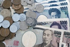 日本の硬貨とお札の写真