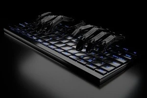 パソコンを操作している写真