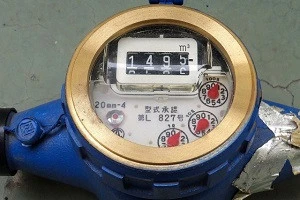 水道メーターの写真