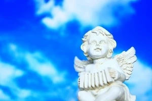 天使の彫像の写真