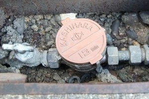 水道メーターの写真